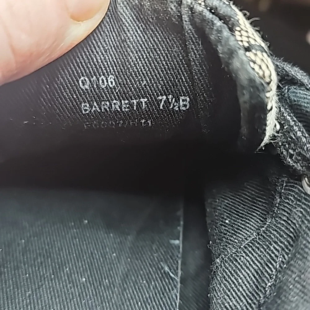 Coach Barrett Sneakers womens Black White size 7.5 - Picture 9 of 9